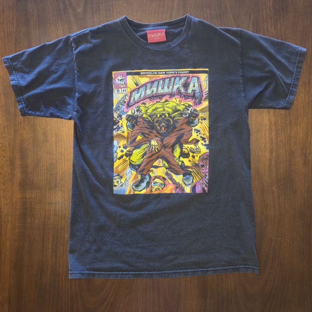Mishka NYC MNWKA‎ x Lamour Supreme "Brooklyn's Finest" Graphic Tee Size Medium